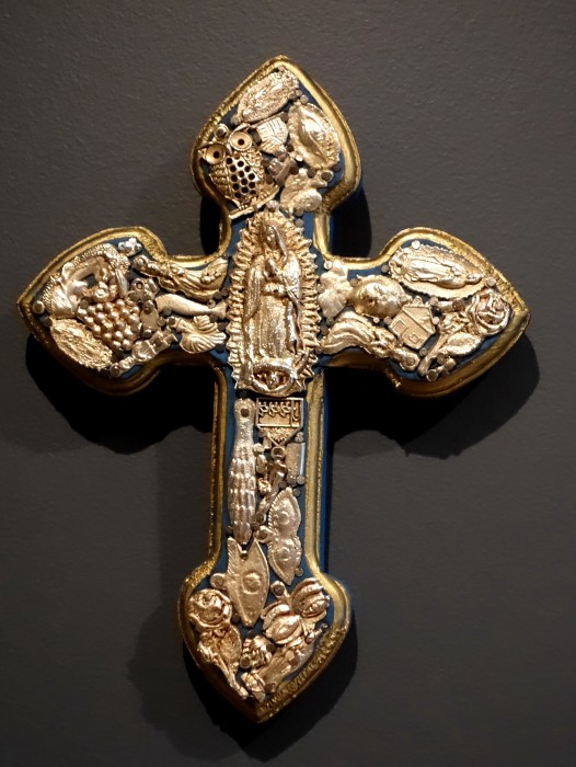 LARGE WOODEN MIRACLE CROSS – GUADALUPE